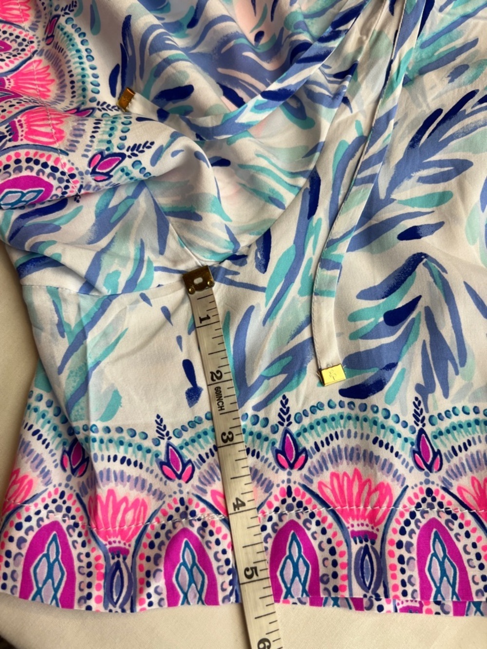 Lilly Pulitzer Katia Short Resort White Flock lightweight pull-on shorts  XL - Picture 12 of 12